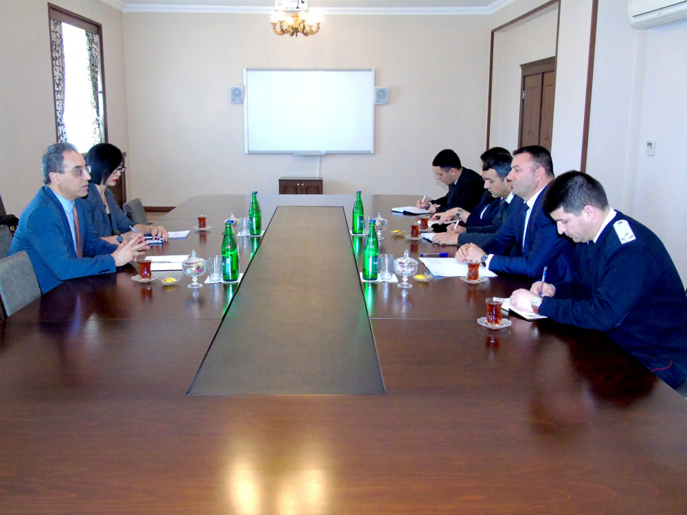Naxçıvan Miqrasiya Xidmətinin rəisi Türkiyənin Naxçıvandakı Baş konsulu ilə görüşüb<font color=red> - FOTOLAR</font>