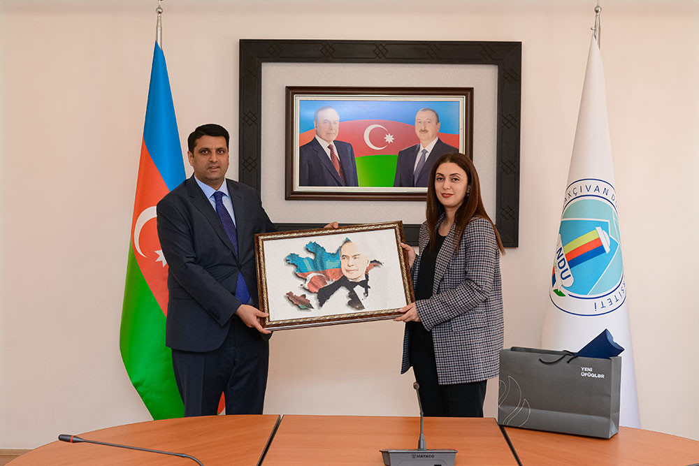 SOCAR-ın nümayəndə heyəti NDU-da olub<font color=red> - FOTOLAR</font>