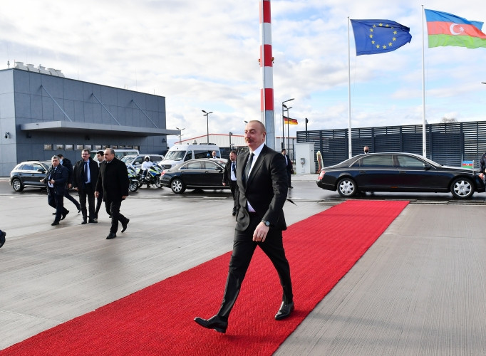 Azərbaycan Prezidenti İlham Əliyevin Almaniyaya işgüzar səfəri başa çatıb<font color=red> - FOTOLAR</font>