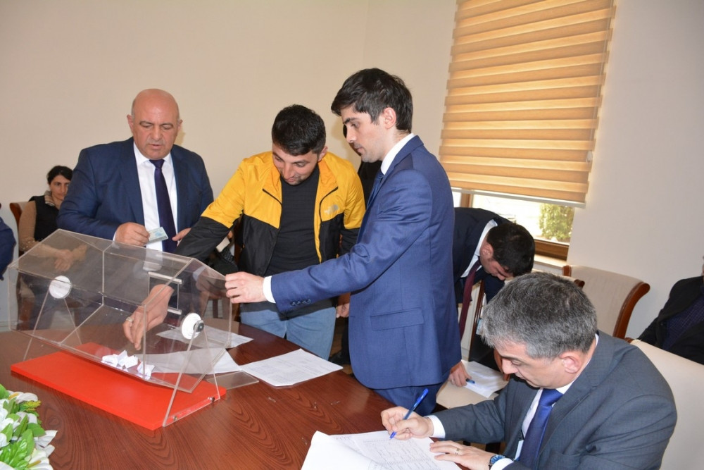 Talış kəndinə köçürüləcək ailələrlə görüş olub<font color=red> - FOTOLAR</font>