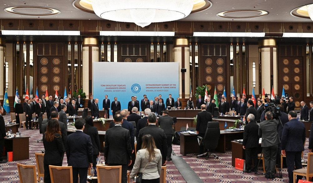 Prezident İlham Əliyev Ankarada Türk Dövlətləri Təşkilatının Dövlət Başçılarının Fövqəladə Zirvə görüşündə iştirak edib<font color='red'> - YENİLƏNİB</font><font color=red> - FOTOLAR</font>