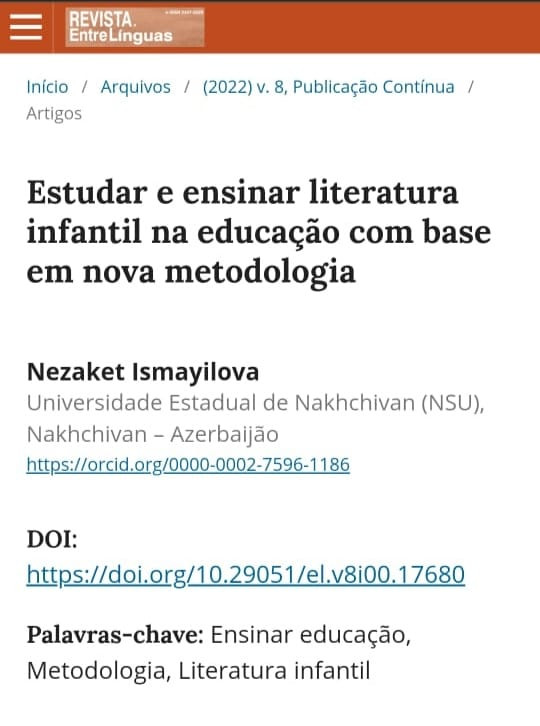 NDU müəlliminin elmi məqaləsi beynəlxalq jurnalda dərc olunub<font color=red> - FOTOLAR</font>