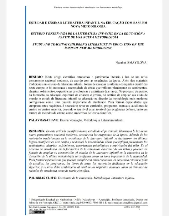 NDU müəlliminin elmi məqaləsi beynəlxalq jurnalda dərc olunub<font color=red> - FOTOLAR</font>