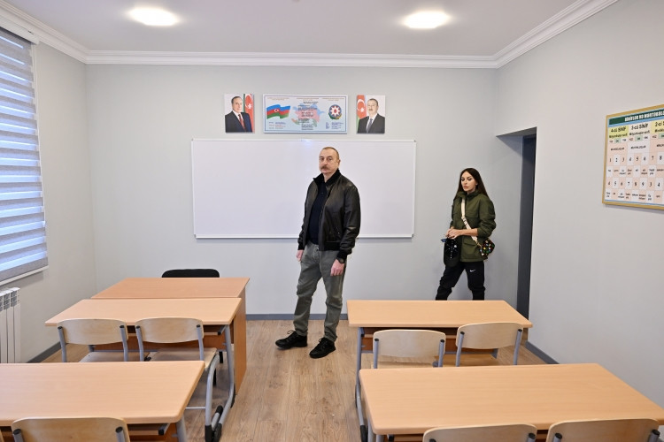 Suqovuşan qəsəbə tam orta məktəbində yaradılan şəraitlə tanışlıq<font color=red> - FOTOLAR</font>