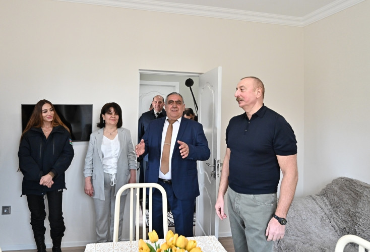 Prezident İlham Əliyev və birinci xanım Mehriban Əliyeva Talış kəndində görülən işlərlə tanış olublar<font color='red'> - YENİLƏNİB</font><font color=red> - FOTOLAR</font>