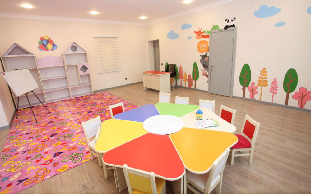 Talış kəndindəki tam orta məktəbdə ilk zəng çalınıb, uşaq bağçası fəaliyyətə başlayıb<font color=red> - FOTOLAR</font>