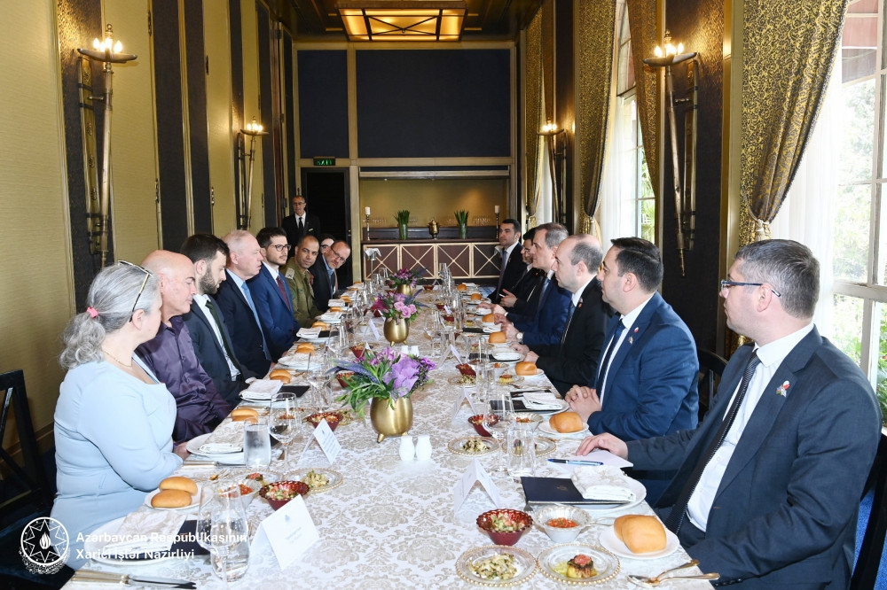 İsrailin müdafiə naziri regionda sülh və quruculuq səyləri barədə məlumatlandırılıb<font color=red> - FOTOLAR</font>