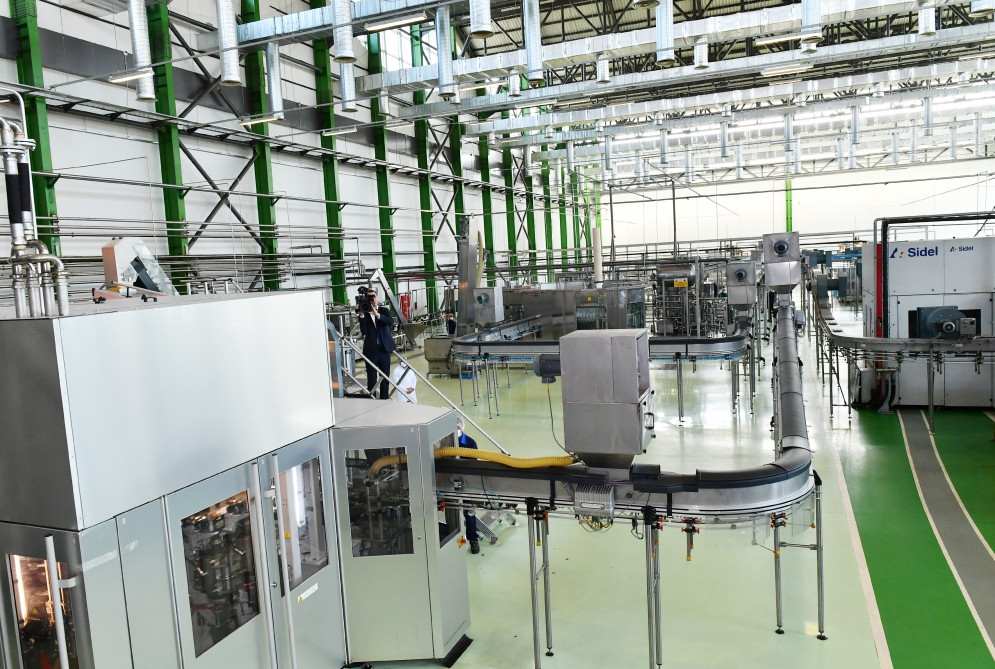 Prezident İlham Əliyev və Baş nazir İrakli Qaribaşvili Qəbələ Qida Şəhərciyində olublar<font color=red> - FOTOLAR</font>