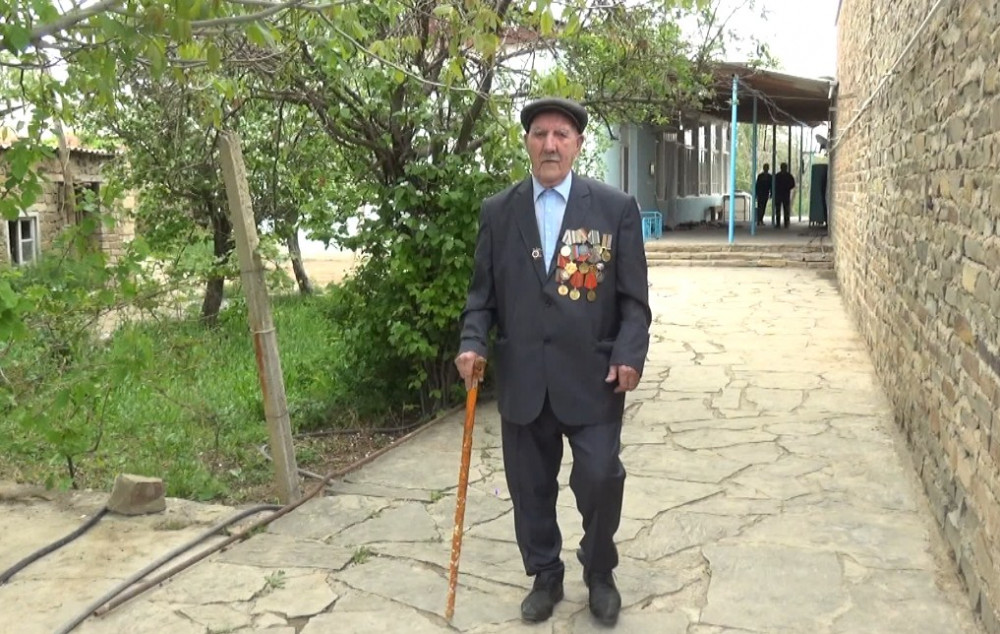 Culfa rayonunda İkinci Dünya Müharibəsi iştirakçısının 100 illiyi qeyd olunub<font color=red> - FOTOLAR</font>