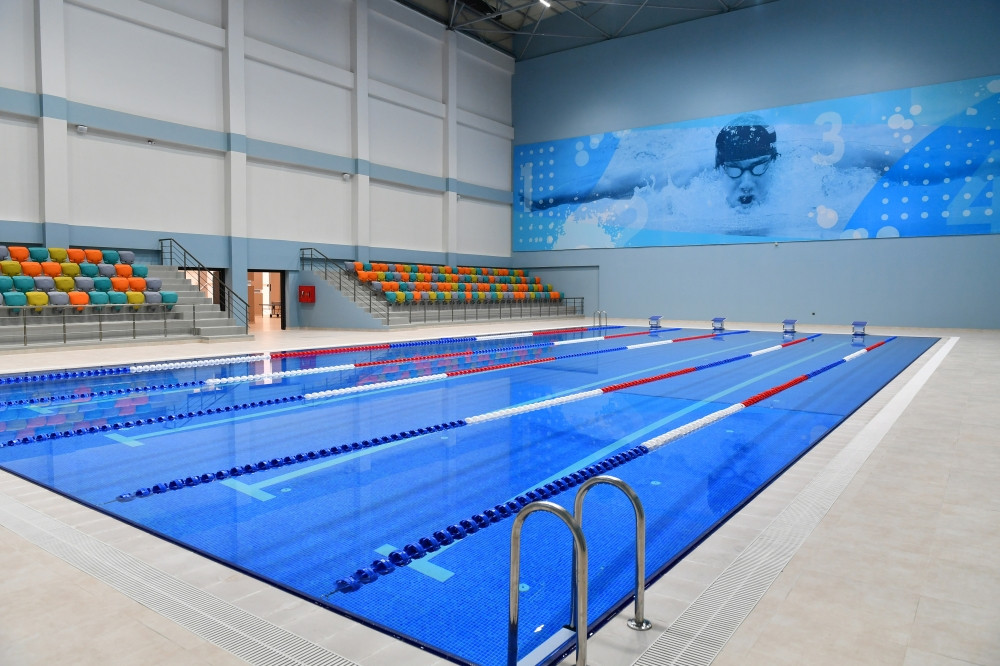 Prezident İlham Əliyev və birinci xanım Mehriban Əliyeva Neftçala Olimpiya İdman Kompleksinin açılışında iştirak ediblər<font color='red'> - YENİLƏNİB</font><font color=red> - FOTOLAR</font>