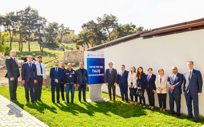 Talış kəndində Ailə Sağlamlıq Mərkəzi fəaliyyətə başlayıb<font color=red> - FOTOLAR</font>