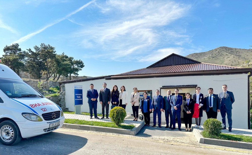 Talış kəndində Ailə Sağlamlıq Mərkəzi fəaliyyətə başlayıb<font color=red> - FOTOLAR</font>