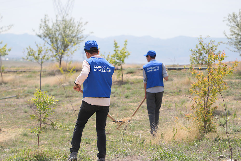 Gənclər təmizlik aksiyası keçirib<font color=red> - FOTOLAR</font>