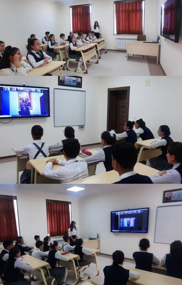 Naxçıvan məktəblərində “Oftalmoloq alim, akademik Zərifə xanım Əliyeva” mövzusunda interaktiv dərs keçirilib<font color=red> - FOTOLAR</font>