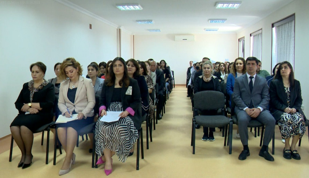 Naxçıvan Şəhər Poliklinikasında Zərifə Əliyevanın 100 illik yubileyi münasibətilə tədbir keçirilib<font color=red> - FOTOLAR</font>