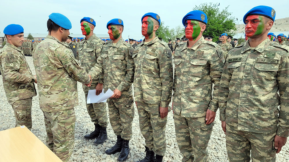 "Komando başlanğıc kursu"nun növbəti buraxılış mərasimi keçirilib<font color=red> - FOTOLAR</font>