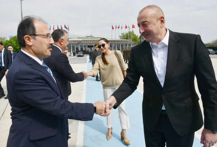 Azərbaycan Prezidenti İlham Əliyevin Türkiyəyə işgüzar səfəri başa çatıb<font color=red> - FOTOLAR</font>