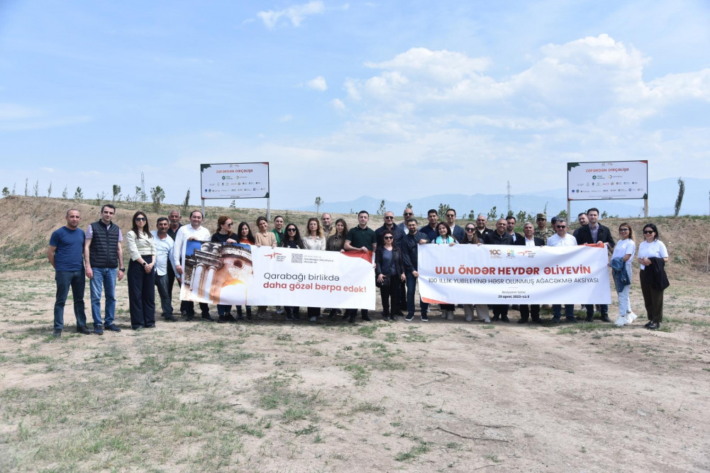 Zəngilanda 30 min ağacdan ibarət meşə massivi salınıb<font color=red> - FOTOLAR</font>