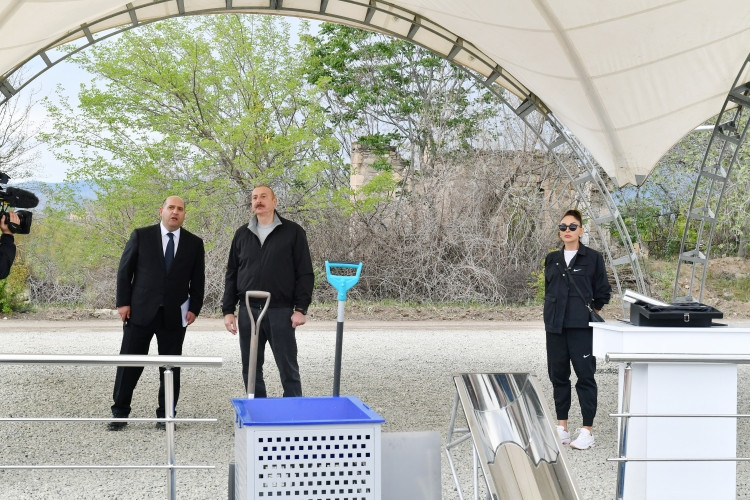 Ağdam şəhərində salınacaq 2-ci yaşayış məhəlləsinin təməli qoyulub<font color='red'> - YENİLƏNİB</font><font color=red> - FOTOLAR</font>