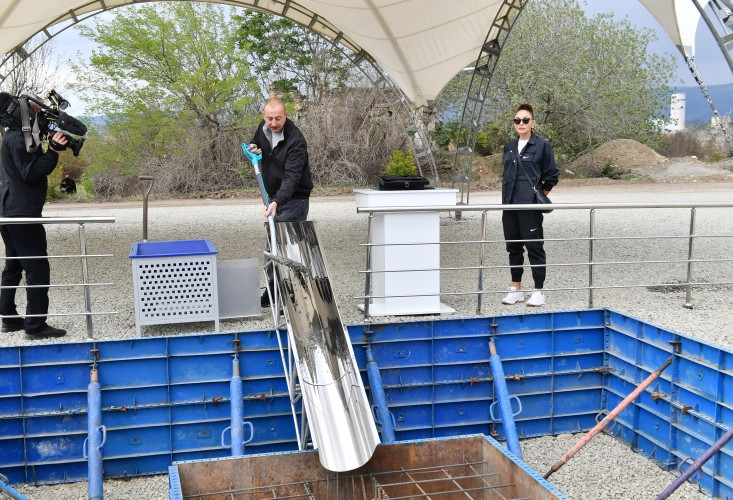 Ağdam şəhərində salınacaq 2-ci yaşayış məhəlləsinin təməli qoyulub<font color='red'> - YENİLƏNİB</font><font color=red> - FOTOLAR</font>