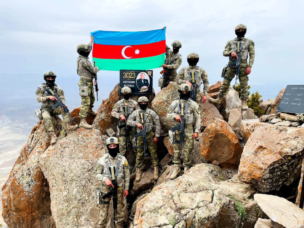 Əlahiddə Ümumqoşun Ordunun Xüsusi Təyinatlıları Haçadağa yürüş edib<font color=red> - FOTOLAR</font>