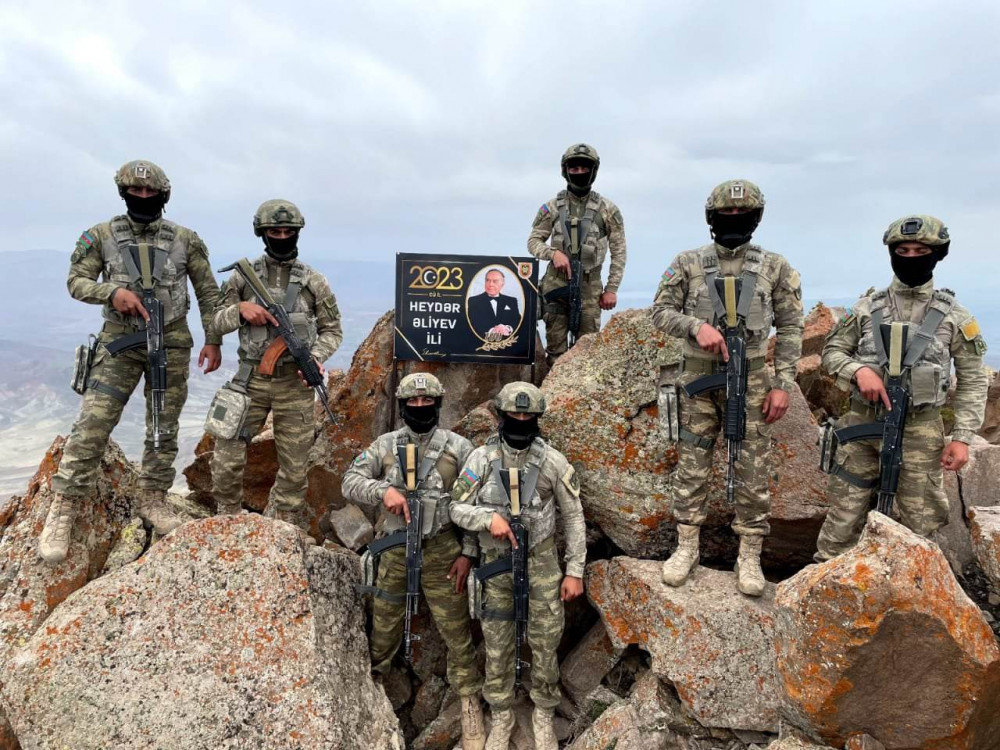 Əlahiddə Ümumqoşun Ordunun Xüsusi Təyinatlıları Haçadağa yürüş edib<font color=red> - FOTOLAR</font>