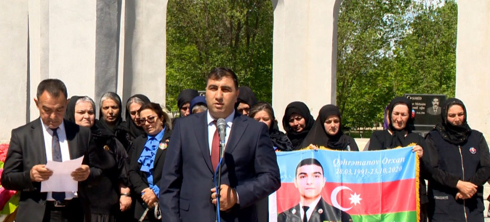 Şəhid leytenant Əli Yusifovun xatirəsi anılıb<font color=red> - FOTOLAR</font>