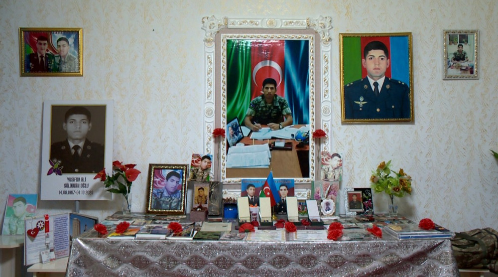 Şəhid leytenant Əli Yusifovun xatirəsi anılıb<font color=red> - FOTOLAR</font>