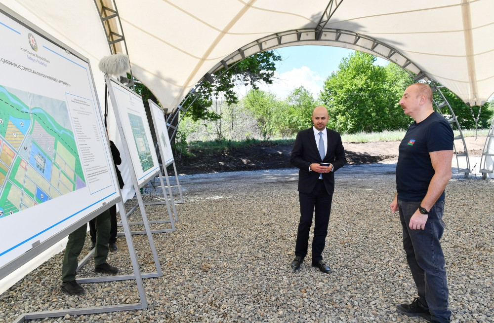 Prezident İlham Əliyev Zəngilan rayonuna səfər edib<font color=red> - FOTOLAR</font>