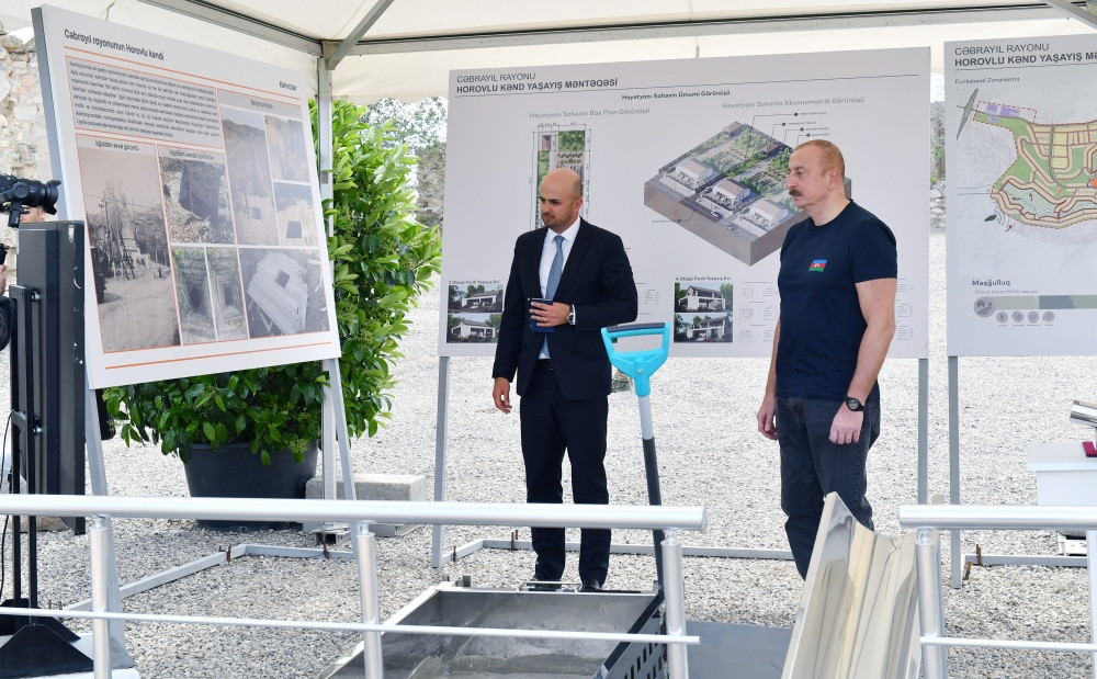 Prezident İlham Əliyev Cəbrayıl rayonuna səfər edib<font color=red> - FOTOLAR</font>