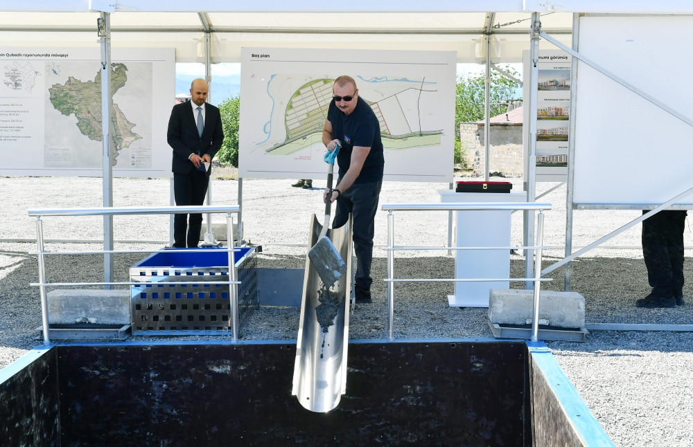 Qubadlı rayonunun Zilanlı kəndində birinci mərhələdə 159 ev tikiləcək<font color=red> - FOTOLAR</font>