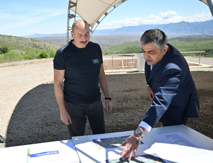 Zəngilanda otel kompleksinin təməli qoyulub<font color=red> - FOTOLAR</font>