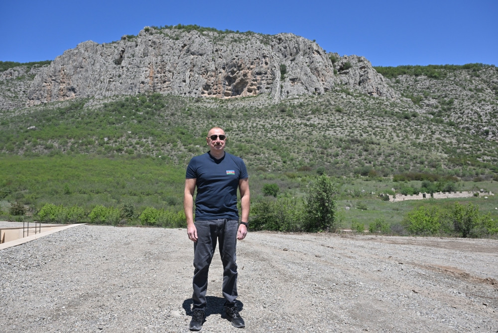 Zəngilanda otel kompleksinin təməli qoyulub<font color=red> - FOTOLAR</font>