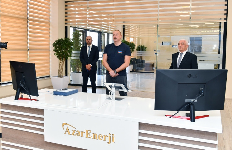 Prezident İlham Əliyev 330 kV-luq “Cəbrayıl” qovşaq yarımstansiyasının açılışını edib<font color=red> - FOTOLAR</font>