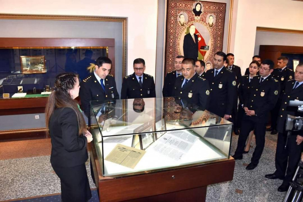 Naxçıvan Baş Gömrük İdarəsində Heydər Əliyevin 100 illiyi münasibətilə tədbir keçirilib<font color=red> - FOTOLAR</font>