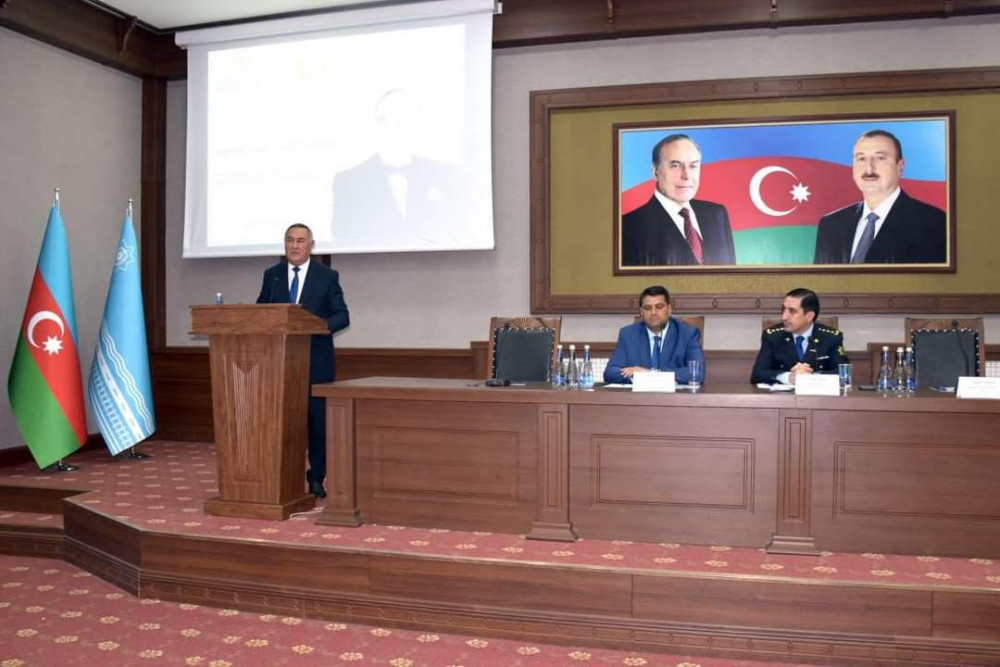 Naxçıvan Baş Gömrük İdarəsində Heydər Əliyevin 100 illiyi münasibətilə tədbir keçirilib<font color=red> - FOTOLAR</font>