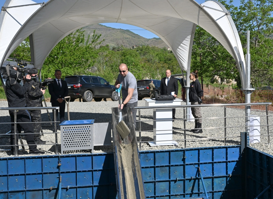 Hadrutda ilk yaşayış məhəlləsində 28 fərdi ev tikiləcək<font color=red> - FOTOLAR</font>