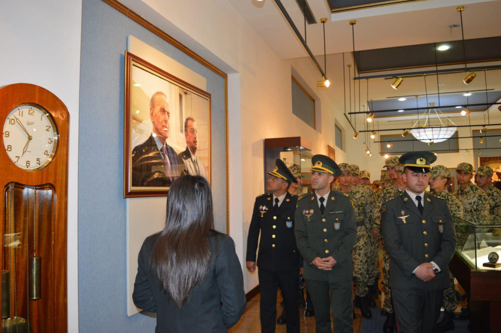 Daxili Qoşunların Naxçıvandakı hərbi birləşməsinin kollektivi Heydər Əliyev Muzeyində olub<font color=red> - FOTOLAR</font>