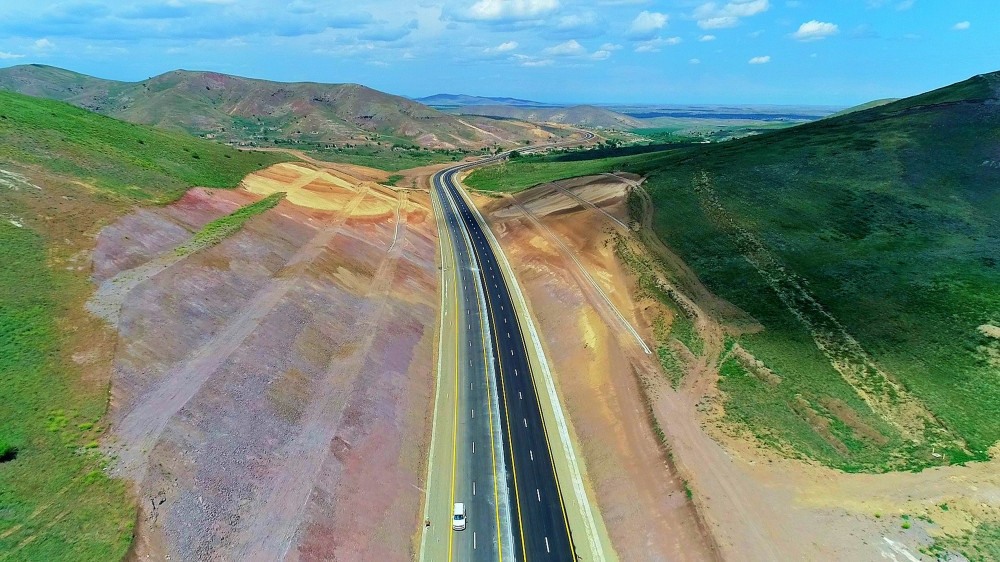 Füzuli-Hadrut avtomobil yolunun açılışı olub<font color=red> - FOTOLAR</font>