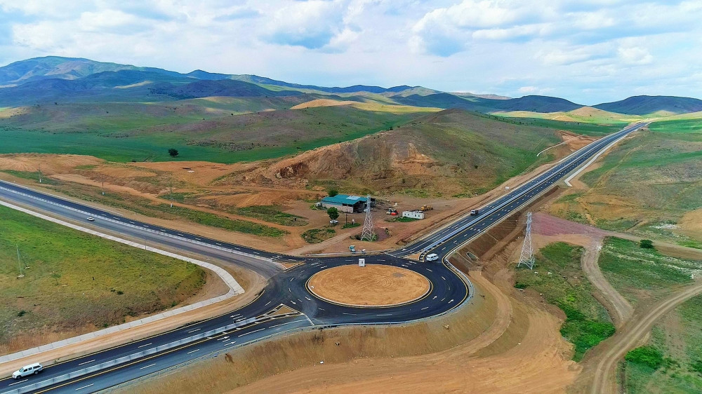 Füzuli-Hadrut avtomobil yolunun açılışı olub<font color=red> - FOTOLAR</font>