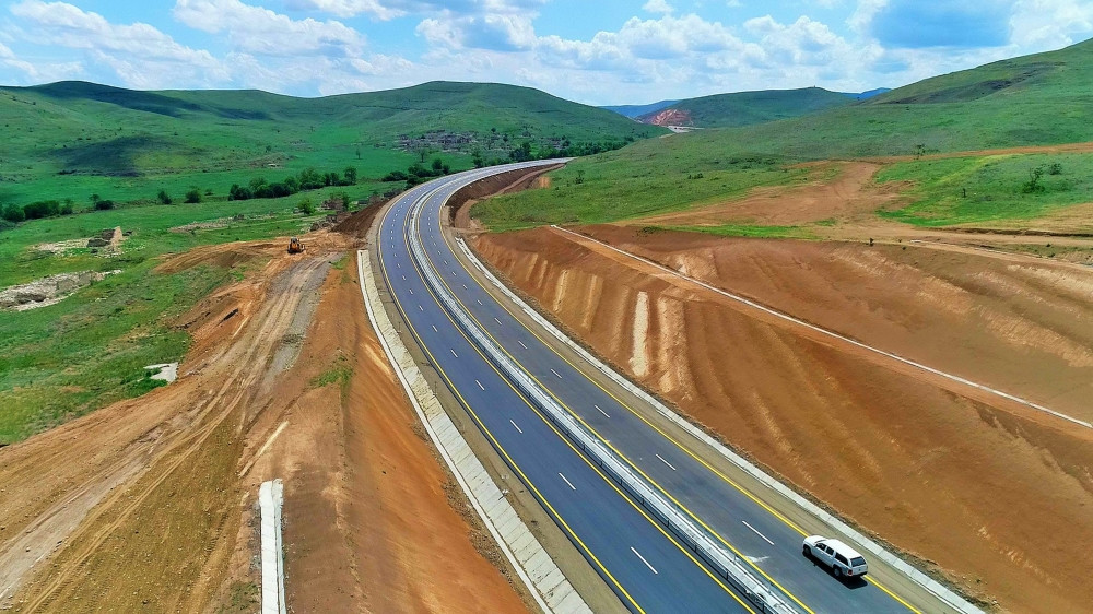 Füzuli-Hadrut avtomobil yolunun açılışı olub<font color=red> - FOTOLAR</font>