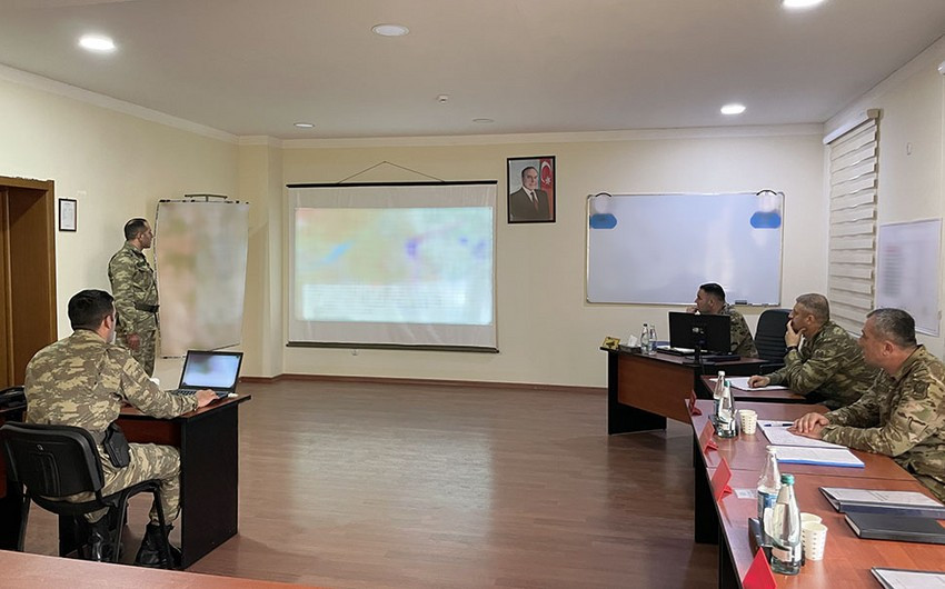 Azərbaycan Ordusunda komanda-qərargah təlimləri keçirilib<font color=red> - FOTOLAR</font>