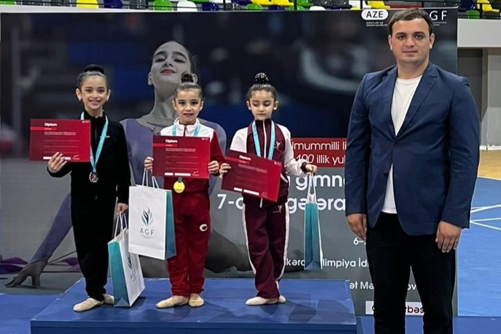 Bölgələrarası kubok yarışında naxçıvanlı gimnastlar 2 medal qazanıblar<font color=red> - FOTOLAR</font>