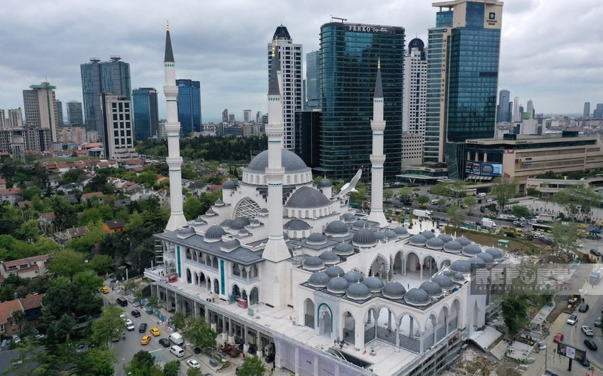 Ərdoğan İstanbulda 20 min nəfərlik məscidin açılışını edib<font color=red> - FOTOLAR</font>