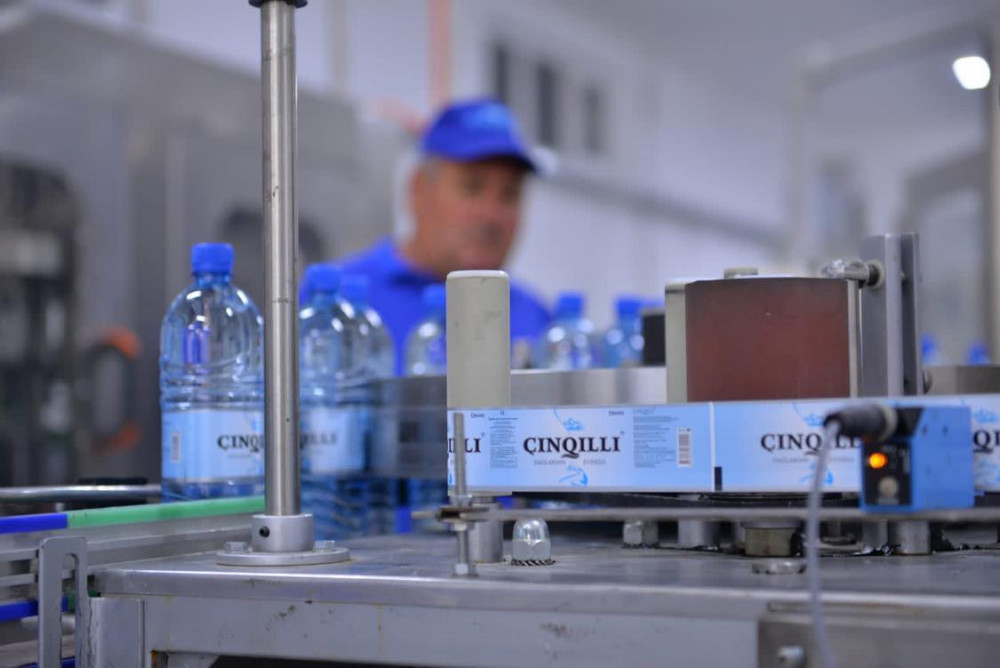 “Çınqıllı” suyunun istehsalı bərpa olunub<font color='red'> - VİDEO</font><font color=red> - FOTOLAR</font>