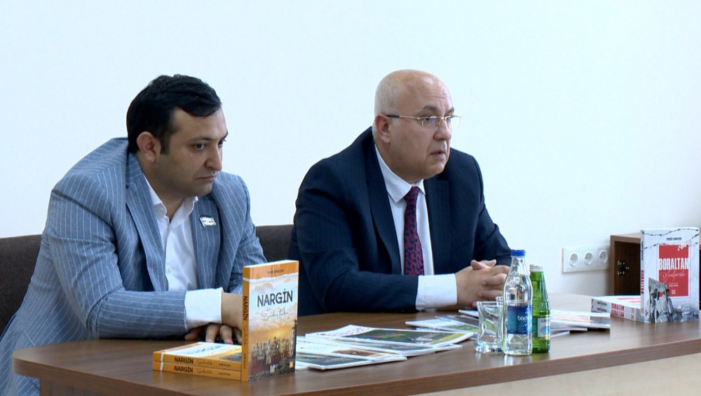 Əməkdar jurnalist, yazıçı Yunis Orucovun tarixi romanlarının təqdimatı olub<font color=red> - FOTOLAR</font>
