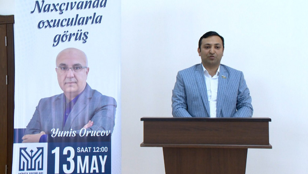 Əməkdar jurnalist, yazıçı Yunis Orucovun tarixi romanlarının təqdimatı olub<font color=red> - FOTOLAR</font>