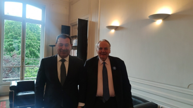 Fransa Milli Assambleyasının komitə sədrinə regiondakı postmünaqişə vəziyyəti barədə məlumat verilib<font color=red> - FOTOLAR</font>