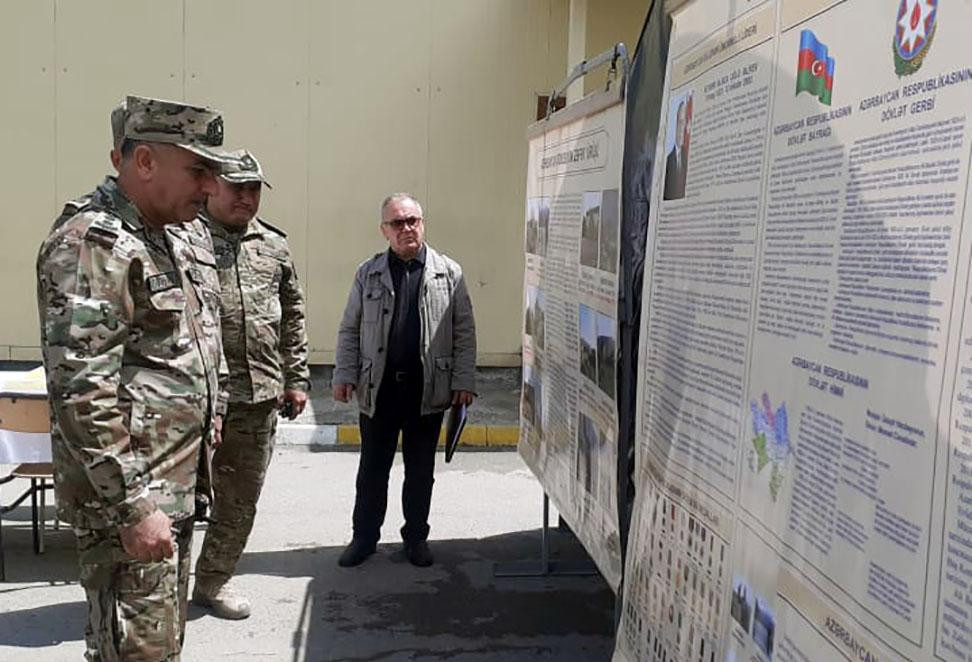 Azərbaycan MN: "Hərbi vəzifəlilərin təlim toplanışı davam edir"<font color=red> - FOTOLAR</font>