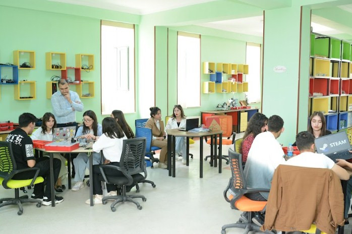 NDU-da Elektronika və STEAM mərkəzi yaradılıb<font color=red> - FOTOLAR</font>
